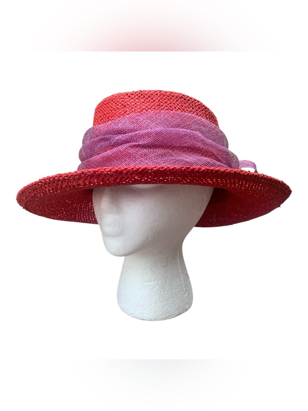 Scala Red Hat Society Official Licensed Handmade 100% Paper Red Purple Colors